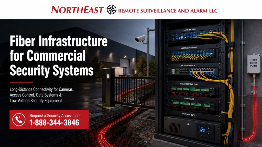 Fiber infrastructure for commercial security systems NERSA