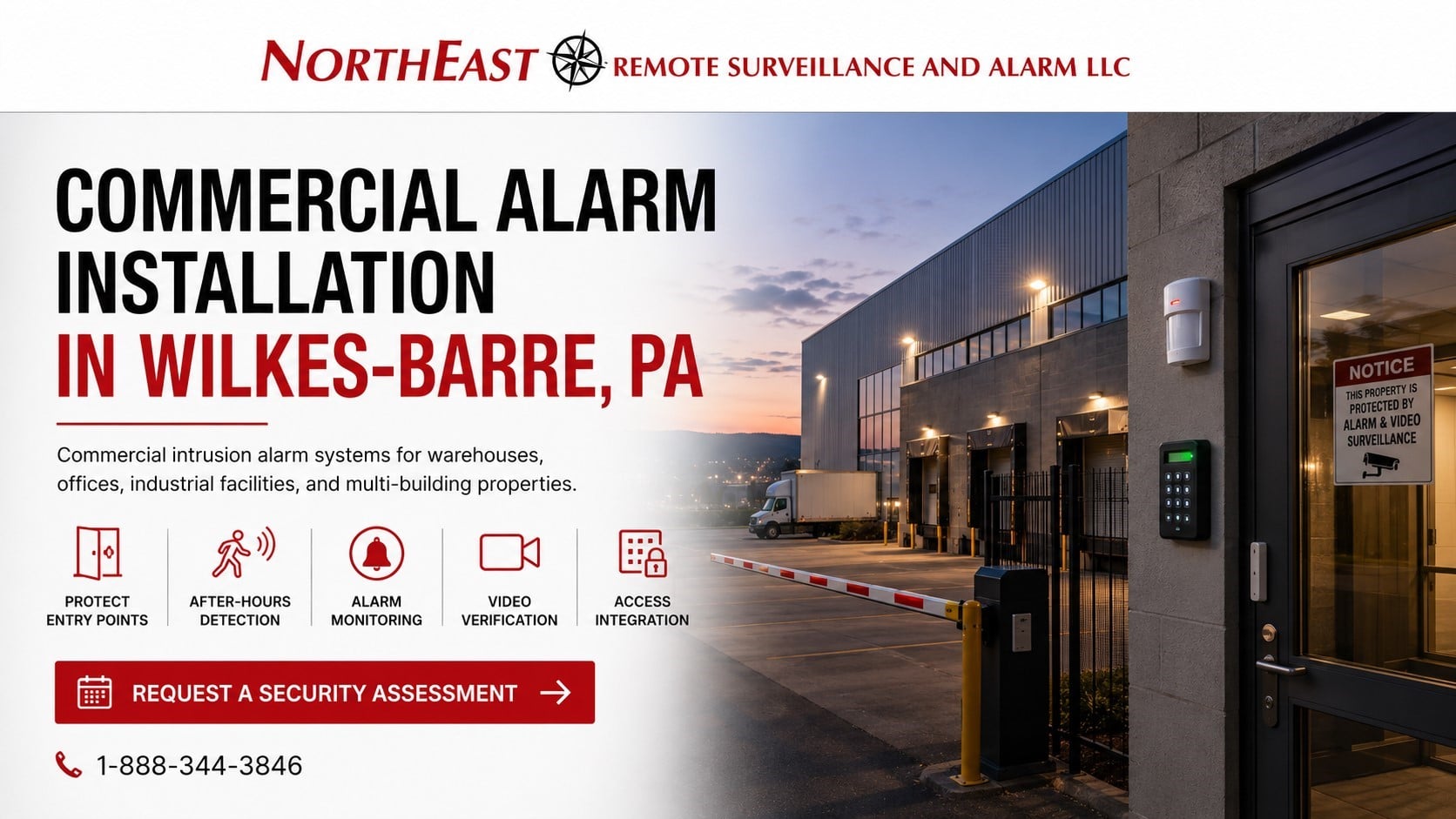 Wilkes-Barre commercial gate and access security