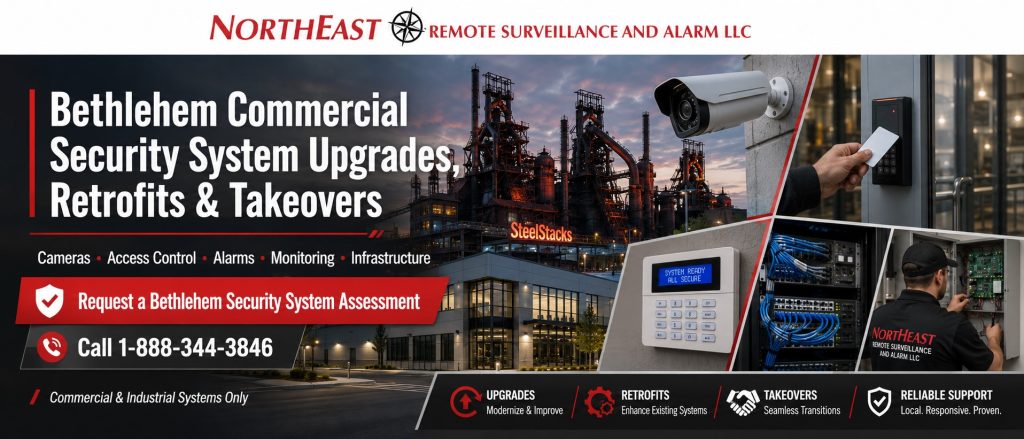 Bethlehem Commercial Security Upgrades, Retrofits and Takeovers NERSA