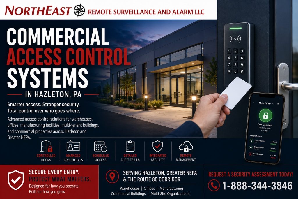 Commercial Access Control Systems in Hazelton PA NERSA