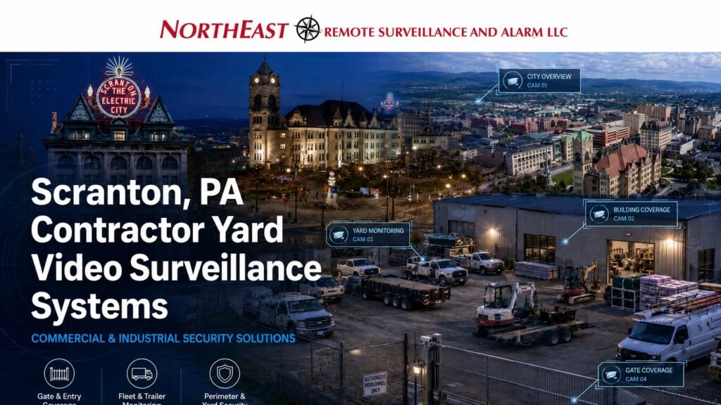 Scranton PA Contractor Yard Video Surveillance NERSA