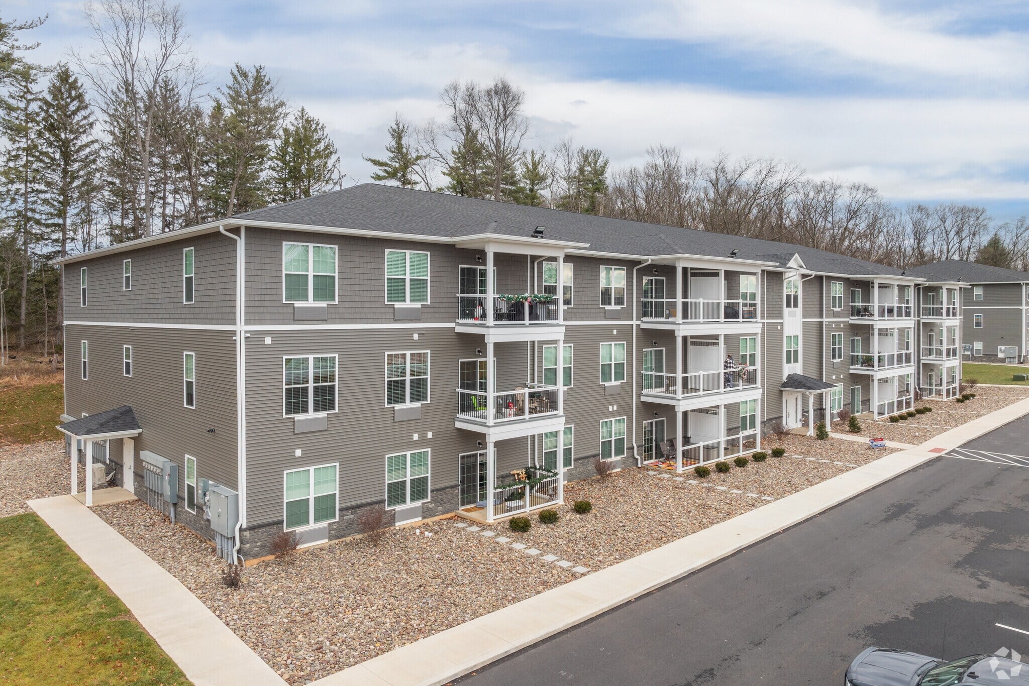Exterior of The Howard Apartments community in Orwigsburg, Pennsylvania