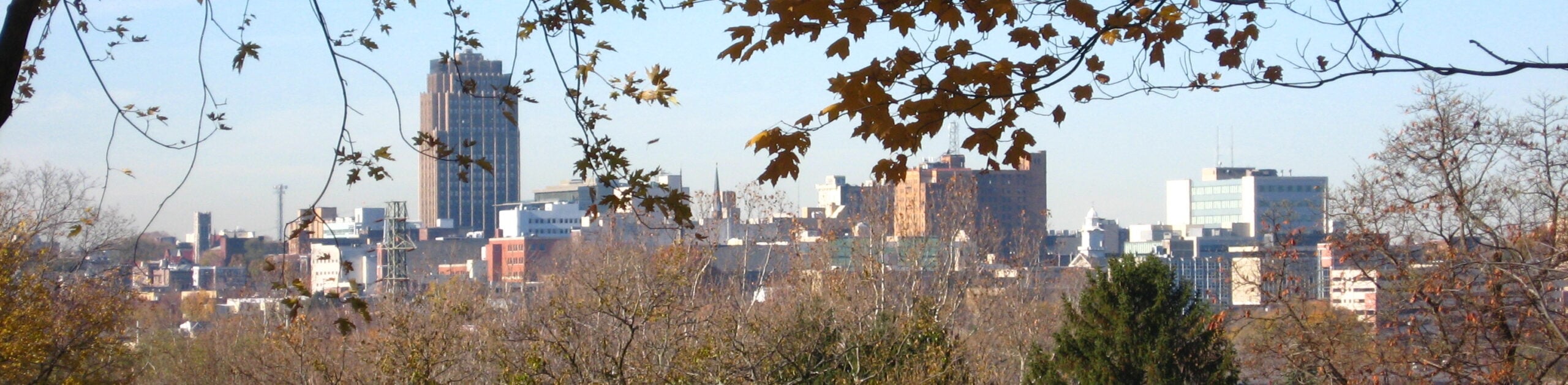 Allentown skyline viewed from Keck Park in November 2010