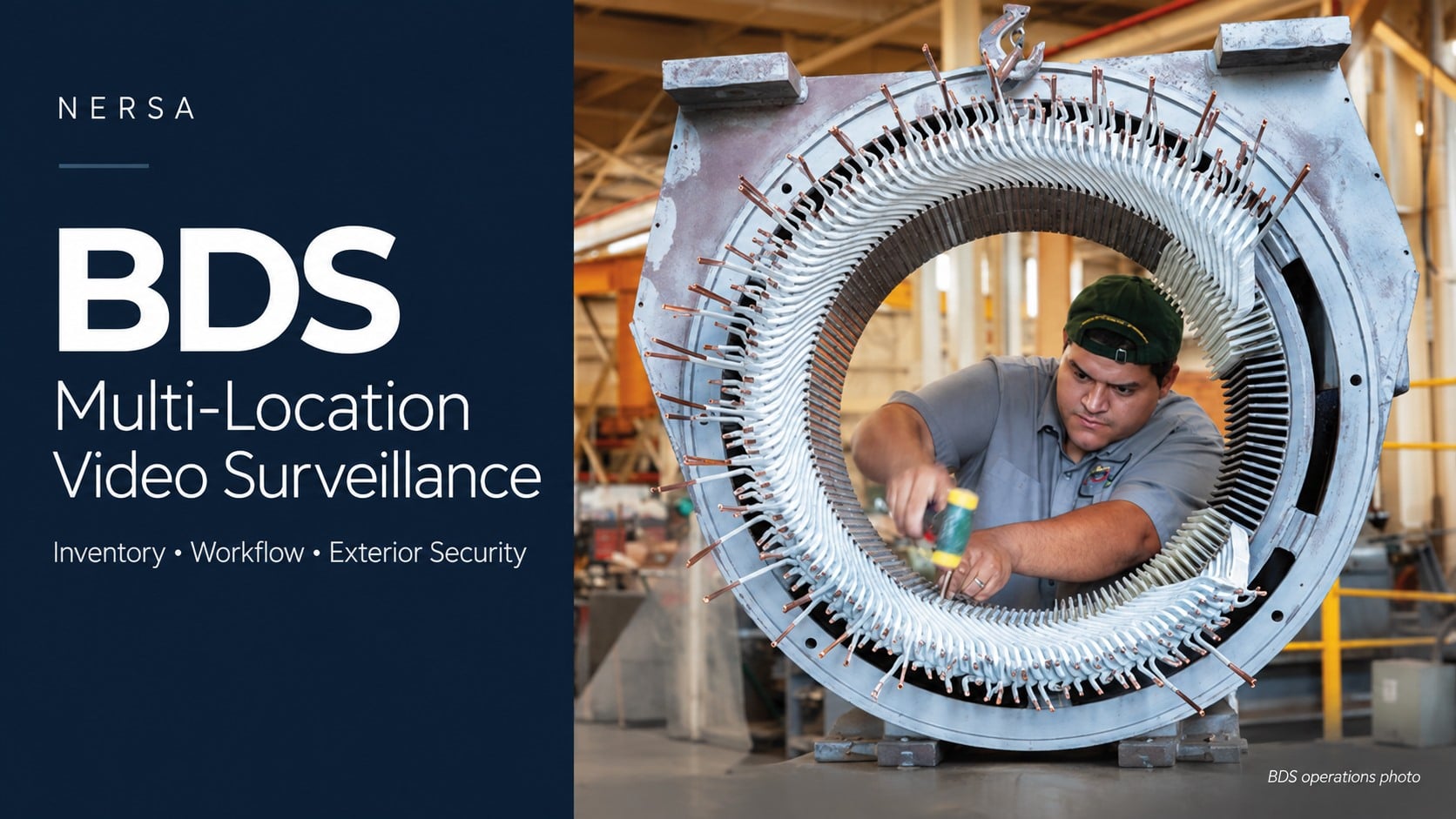 BDS motor-repair operations with NERSA multi-location video surveillance case-study title