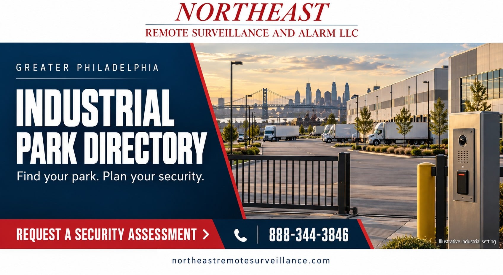 NERSA Greater Philadelphia industrial park directory illustration
